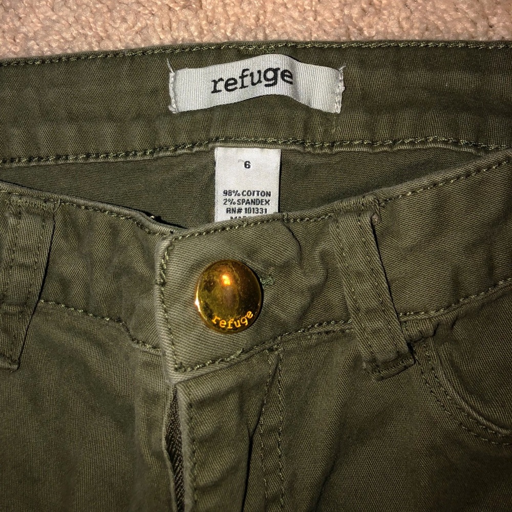 Dark olive green skinnies! Women/teen size 6